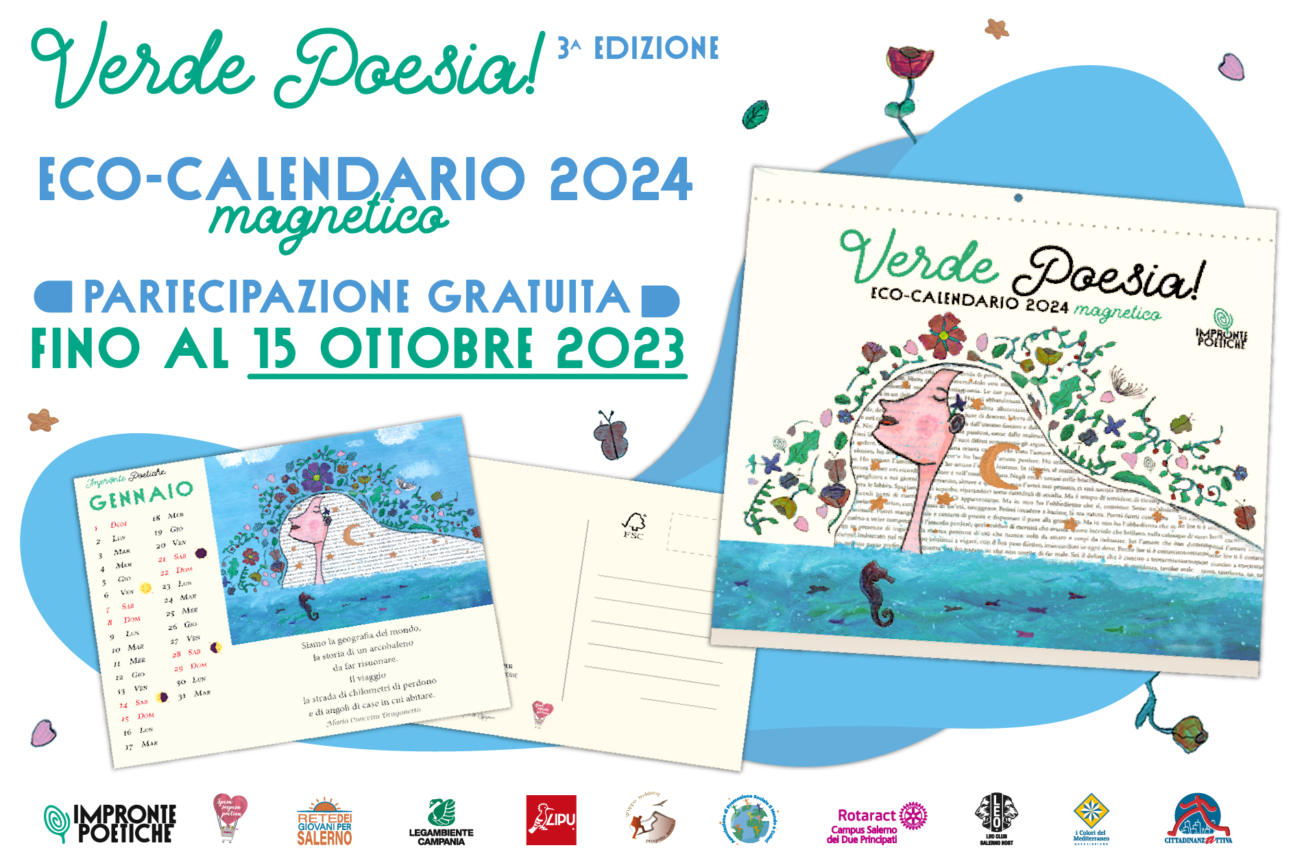 Verde Poesia 2024 Eco Calendario - Terza Edizione - Impronte Poetiche